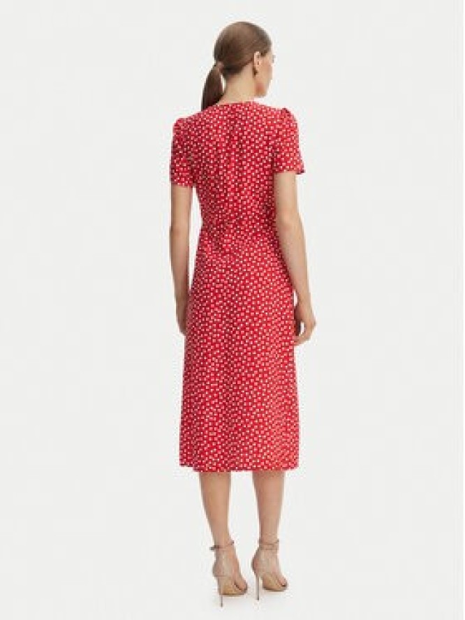 Morgan Sukienka codzienna 261-ROIS Czerwony Regular Fit