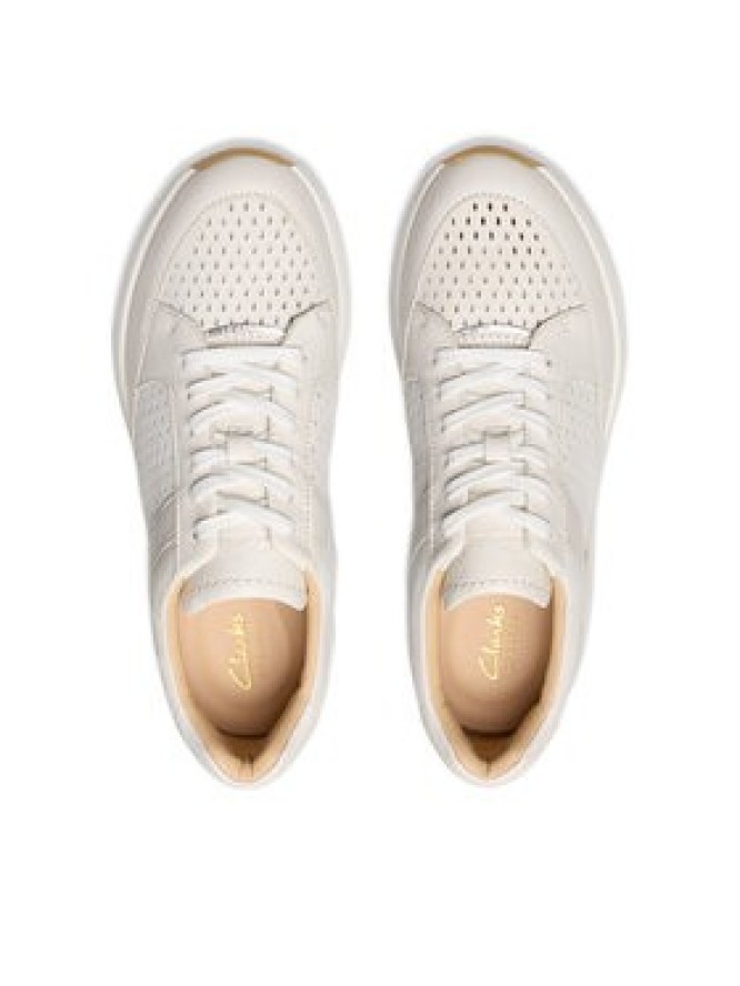 Clarks Sneakersy Tivoli Walk 26181361 Biały