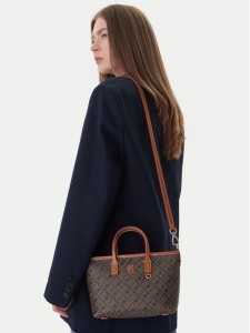 Tommy Hilfiger Torebka Th Monoplay Mini Tote Le AW0AW18848 Czarny