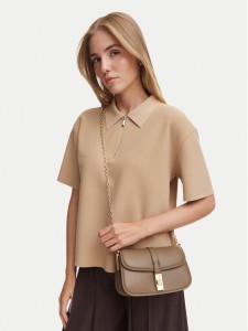 Tommy Hilfiger Torebka Th Heritage Chain Crossover AW0AW19319 Beżowy