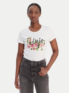Liu Jo T-Shirt WA6493 JS923 Biały Regular Fit