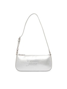 Tommy Jeans Torebka Tjw Must Metallic Shoulder Bag AW0AW18457 Srebrny