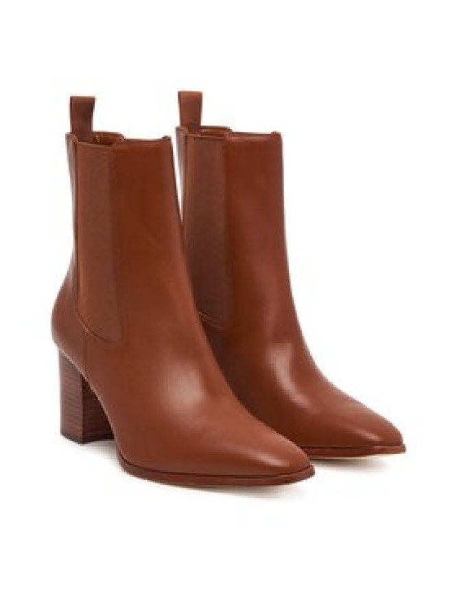 LAUREN RALPH LAUREN Botki Rlyn Bte Hl Bo Bte 802P15661001 Brązowy