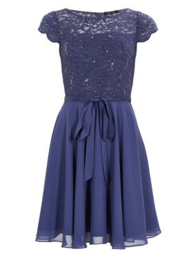 Swing Sukienka koktajlowa 77760510 Niebieski Regular Fit