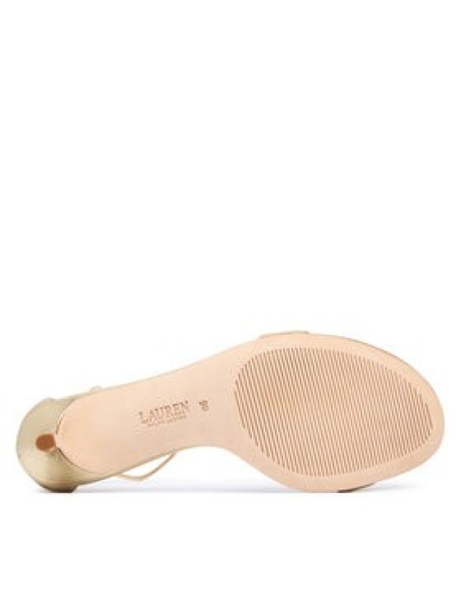 LAUREN RALPH LAUREN Sandały Allie Mid 802978207002 Złoty