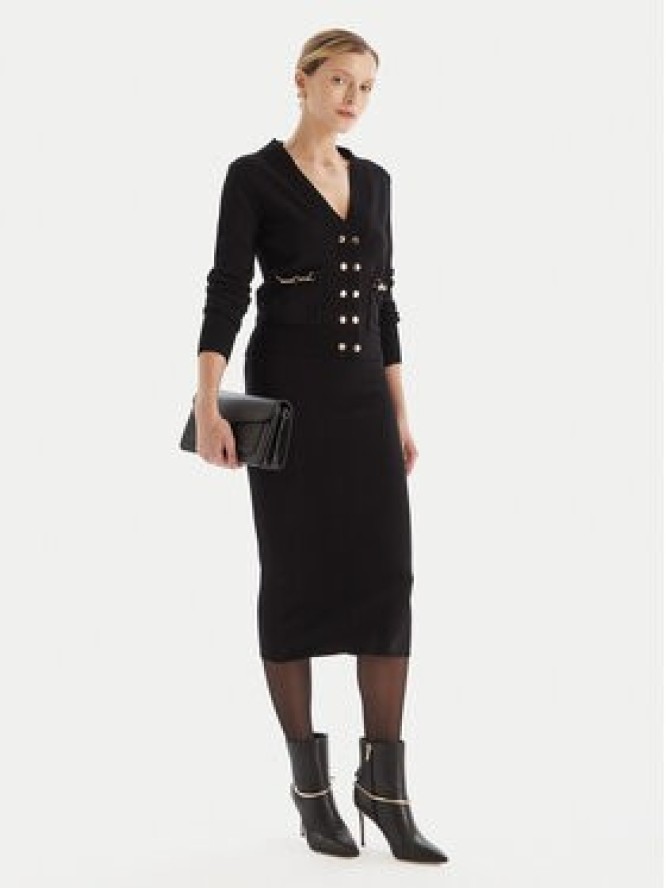 Fracomina Kardigan FR25WT8010K55601 Czarny Regular Fit