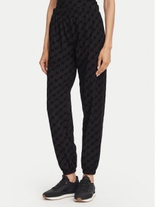 HUGO Spodnie dresowe Flokky 50566682 Czarny Relaxed Fit