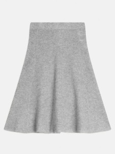 Perfect Cashmere Kaszmirowa spódnica "Shaw" w kolorze jasnoszarym rozmiar: S