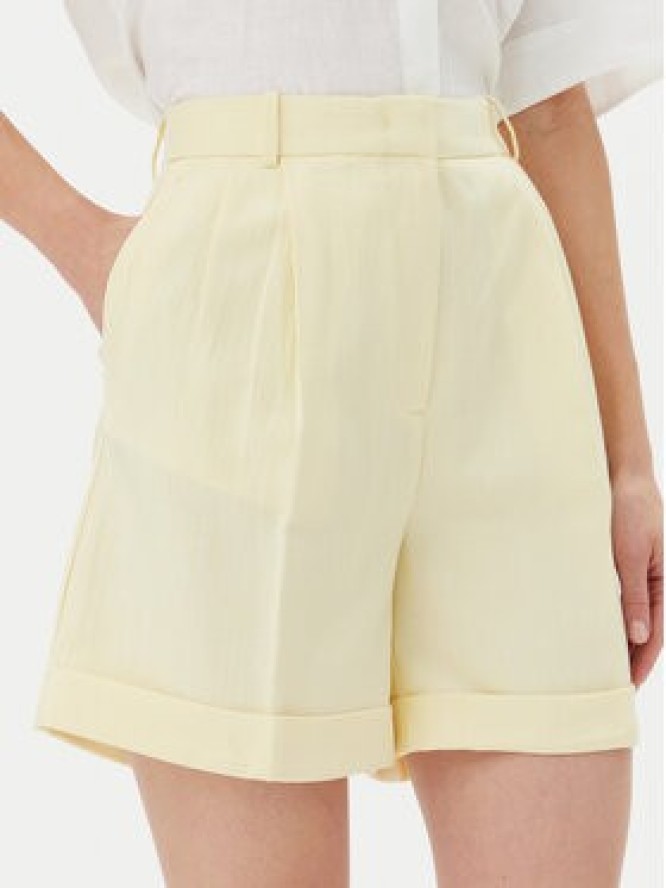 Tommy Hilfiger Szorty materiałowe WW0WW44767 Żółty Regular Fit