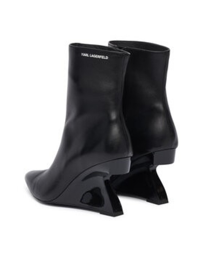 KARL LAGERFELD Botki Waverly KL34645 Czarny