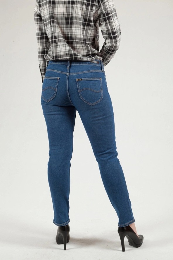 LEE ELLY DAMSKIE SPODNIE JEANSOWE JEANS WASHED CAMDEN L305TLJS 112106223