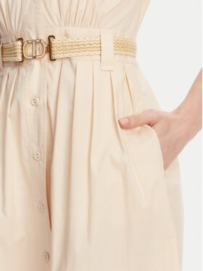 TWINSET Sukienka koszulowa 251TT2102 Różowy Loose Fit