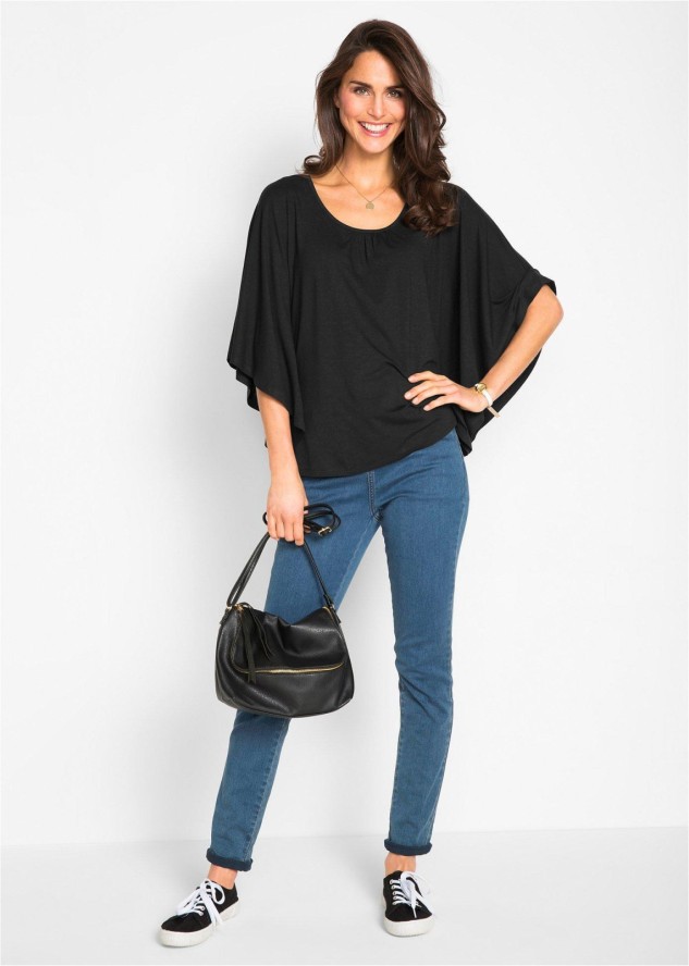 "Shirt ""nietoperz"" z wiskozy"