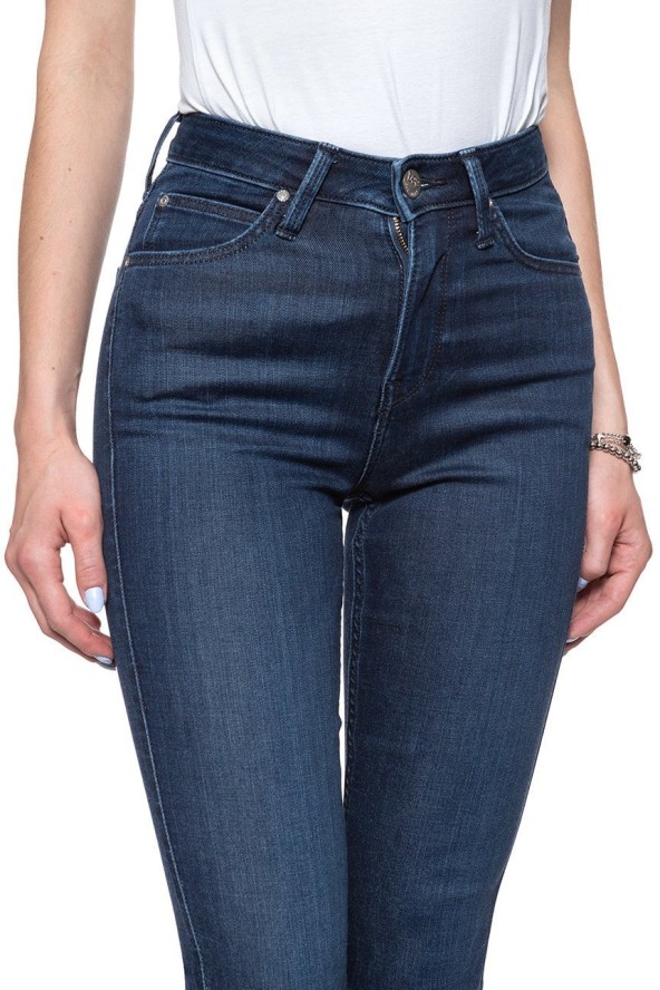 SPODNIE DAMSKIE LEE SCARLETT HIGH POLISHED INDIGO L626RKKD 112114347