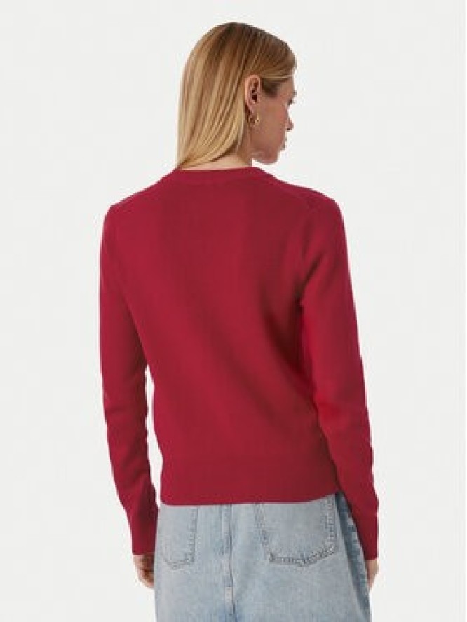 Tommy Hilfiger Sweter Full WW0WW52298 Czerwony Regular Fit