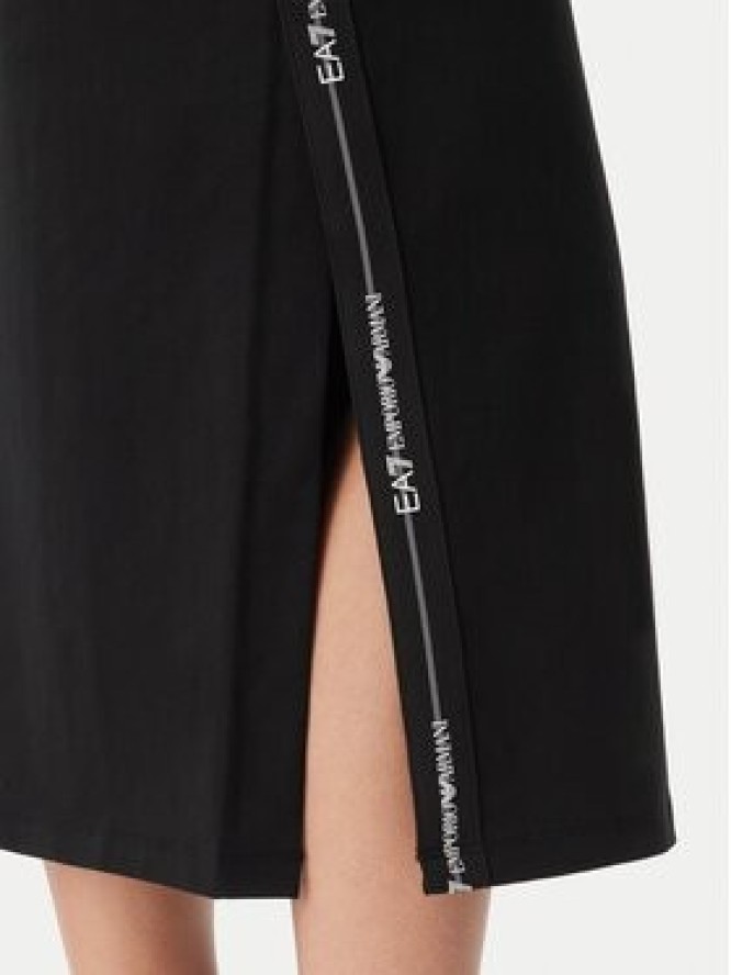 EA7 Emporio Armani Sukienka letnia 7W000962 AF12484 UC001 Czarny Regular Fit