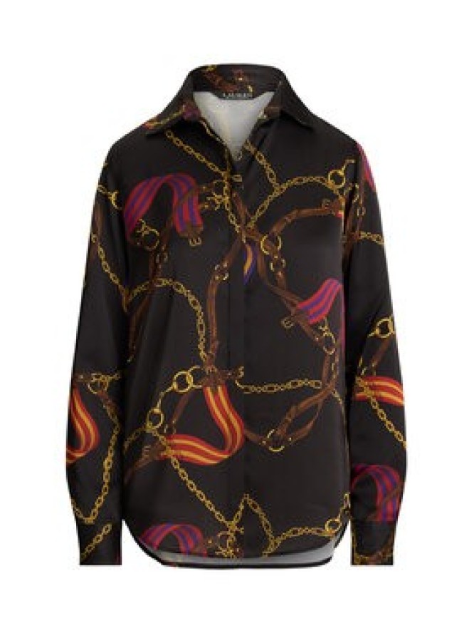 LAUREN RALPH LAUREN Koszula 200979917001 Czarny Straight Fit