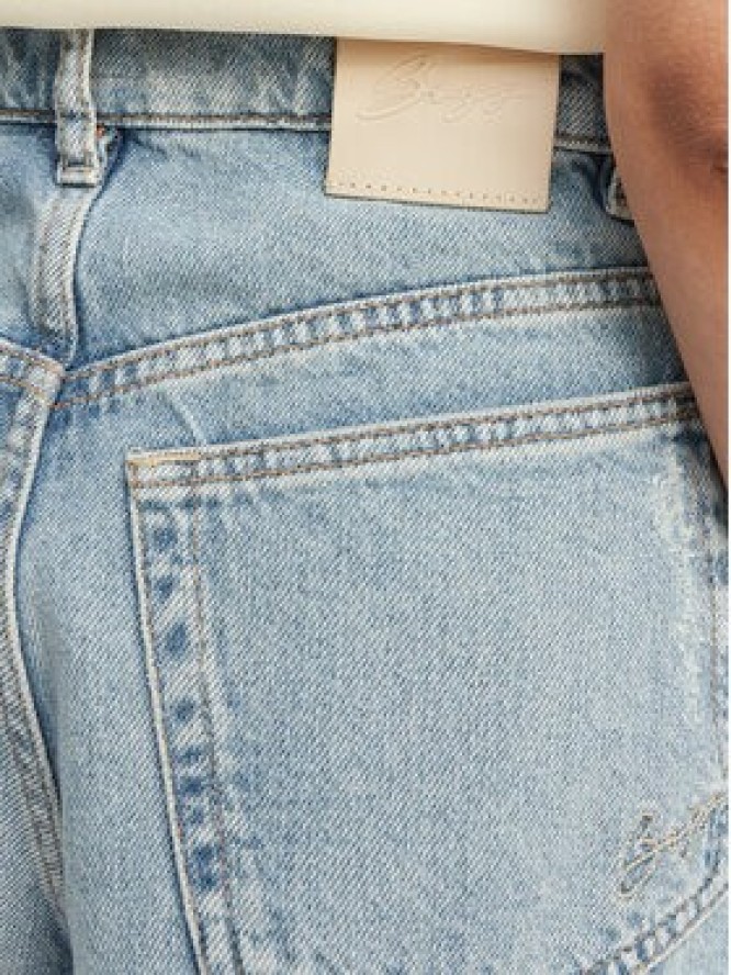 BOSS Szorty jeansowe 50558697 Niebieski jasny Regular Fit