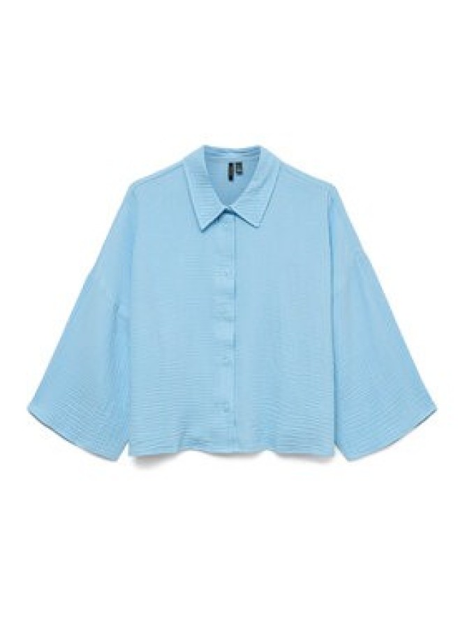 Vero Moda Koszula Natali 10279685 Niebieski Standard Fit