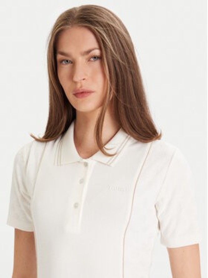 Guess Sukienka dzianinowa V5YK00 KCX12 Écru Regular Fit