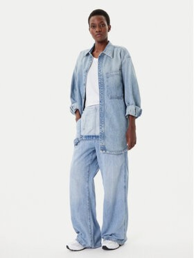 G-Star Raw Koszula jeansowa D27695-D788 Niebieski Oversize