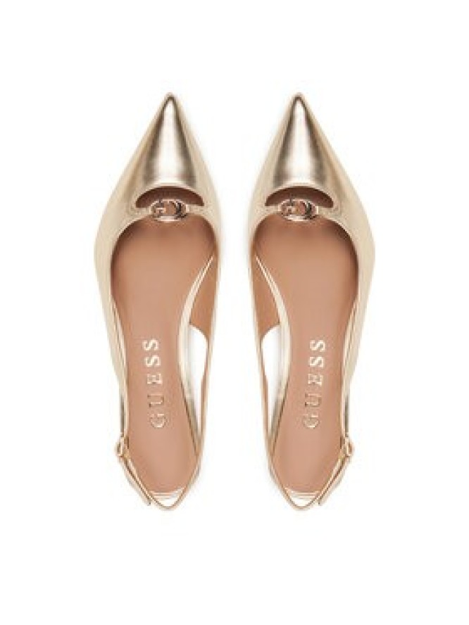 Guess Czółenka FLTJES LEM05 Złoty