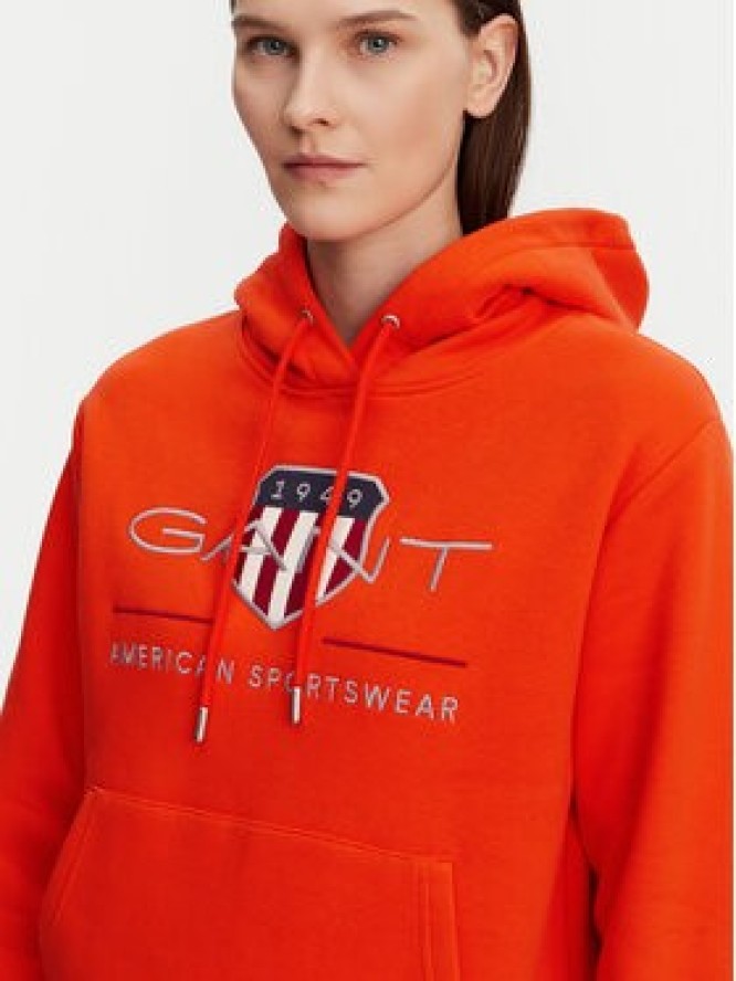 Gant Bluza Archive Shield 4200276 Pomarańczowy Regular Fit