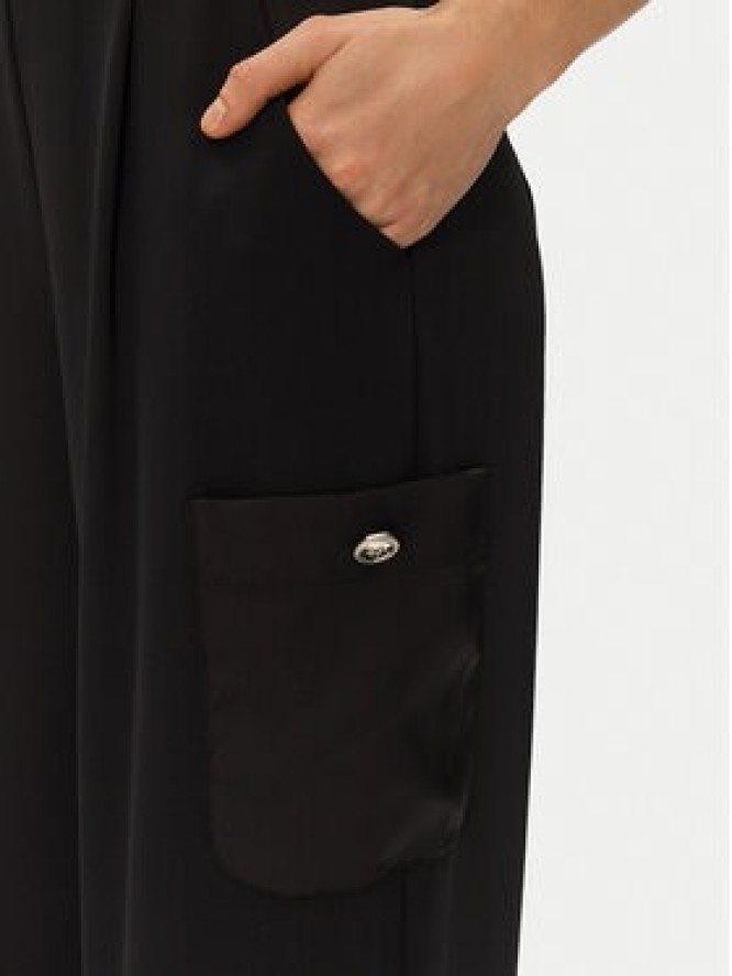 Rinascimento Spodnie materiałowe CFC0122612003 Czarny Regular Fit