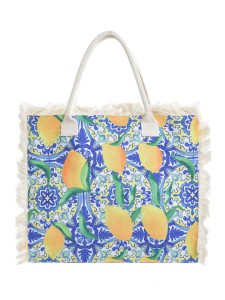 BLE Shopper bag ze wzorem - 43 x 35 x 12 cm rozmiar: onesize
