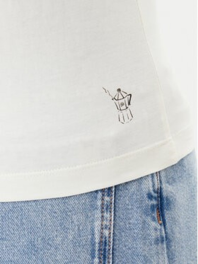 KARL LAGERFELD T-Shirt A2W17087 Écru Regular Fit