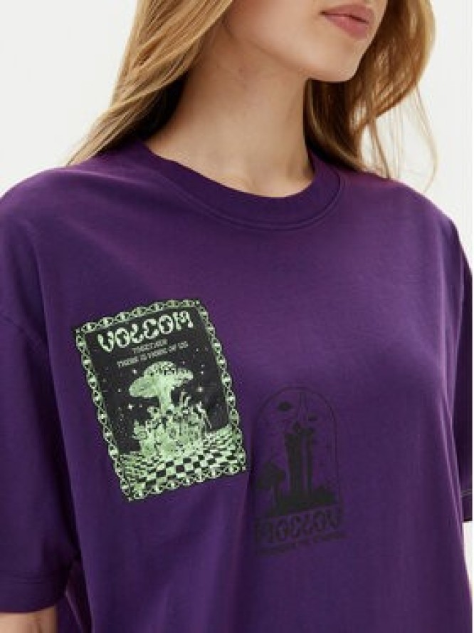 Volcom Sukienka codzienna Filip Rygalski B1312516 Fioletowy Loose Fit
