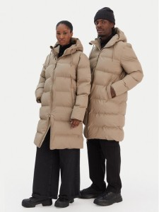 Rains Kurtka zimowa Unisex 15130 Beżowy Regular Fit