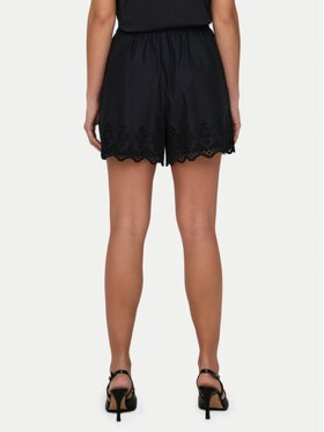 ONLY Szorty materiałowe Lou 15313167 Czarny Loose Fit