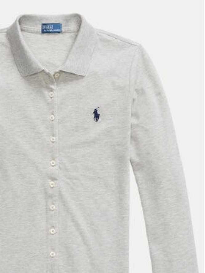 Polo Ralph Lauren Koszula 211941176001 Szary Slim Fit