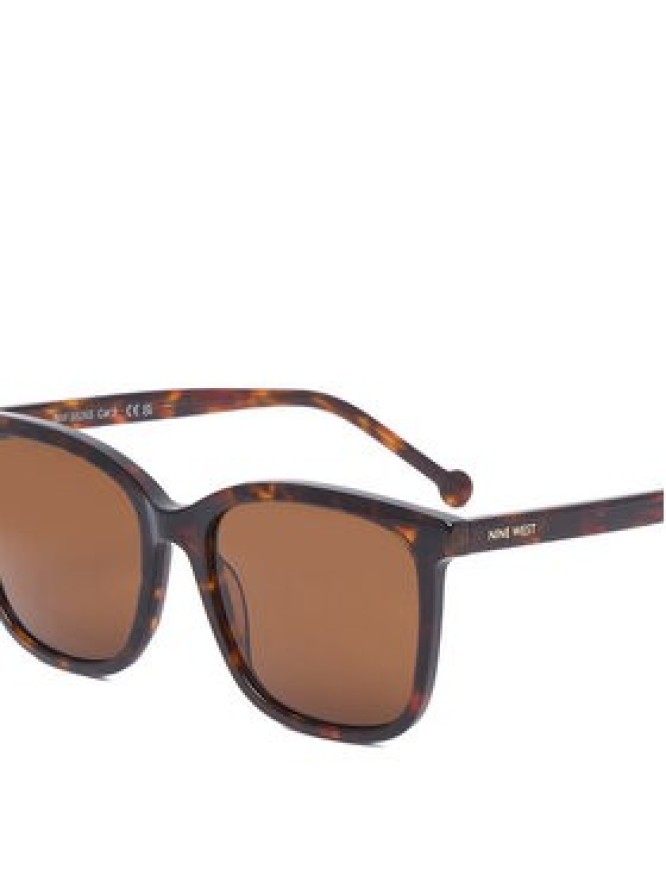 Nine West Okulary przeciwsłoneczne CEO-NW6626S Brązowy ciemny