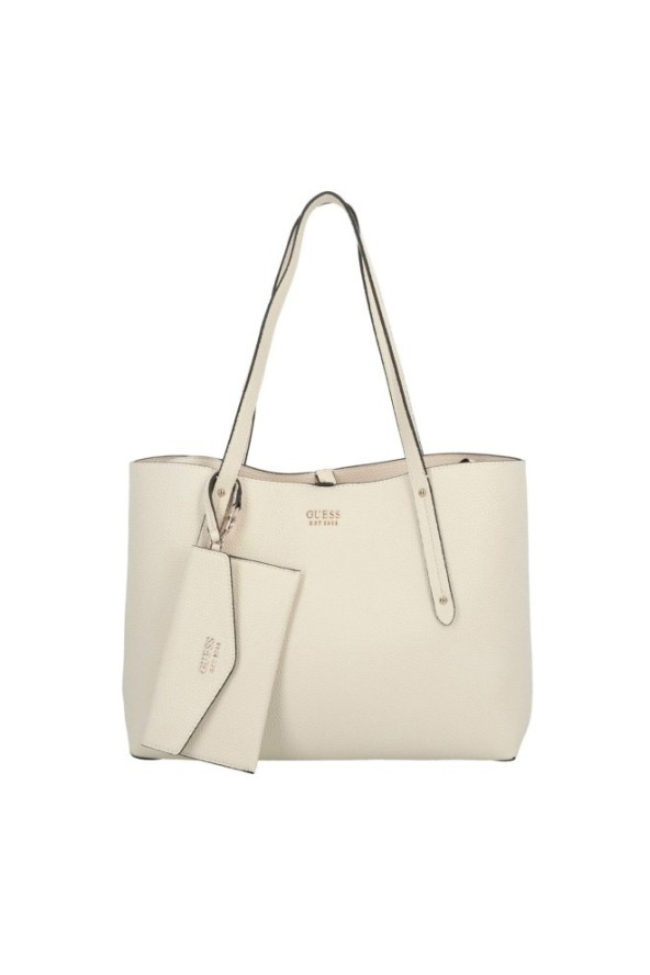 GUESS Beżowa shopperka damska 3 w 1 Brenton
