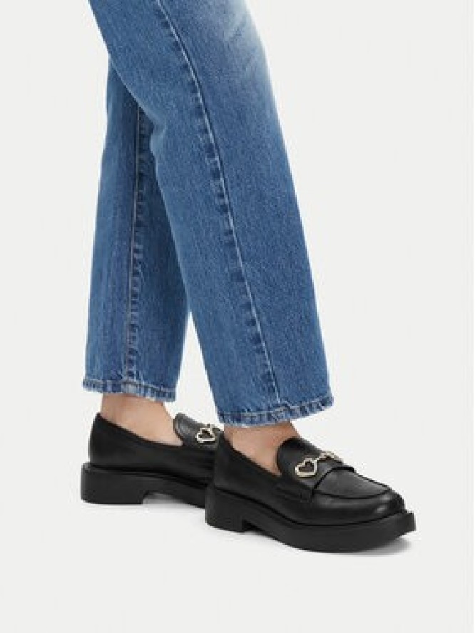 LOVE MOSCHINO Loafersy JA10394G1MIA0000 Czarny