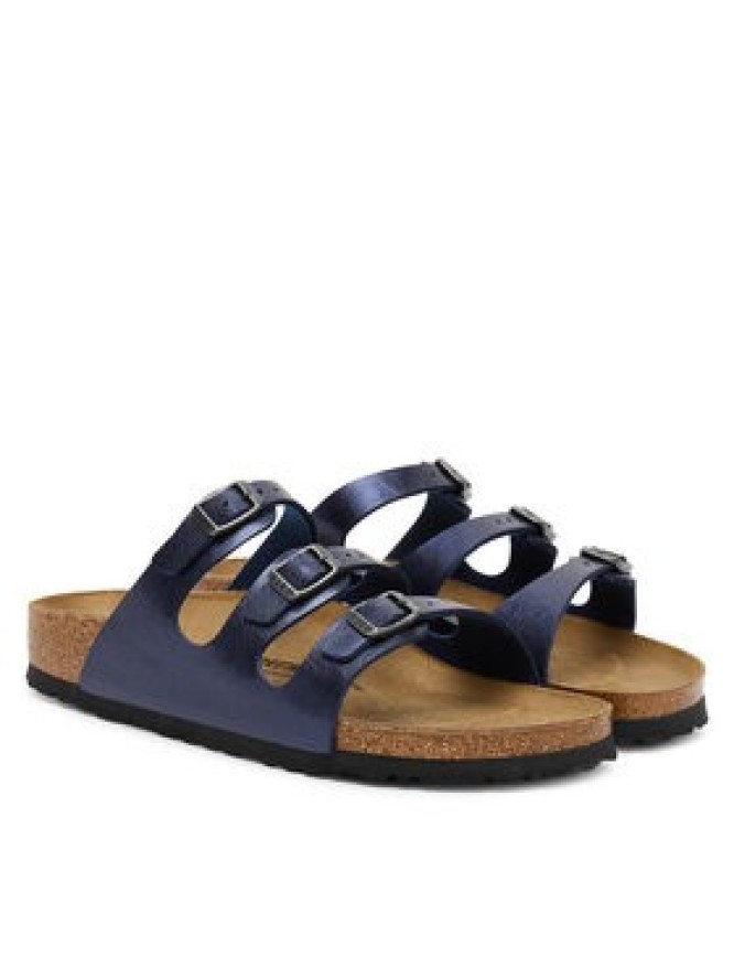 Birkenstock Klapki Florida 1030316 Granatowy