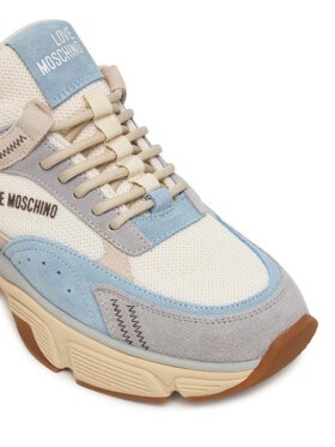 LOVE MOSCHINO Sneakersy JA15426G1OIQ511B Błękitny