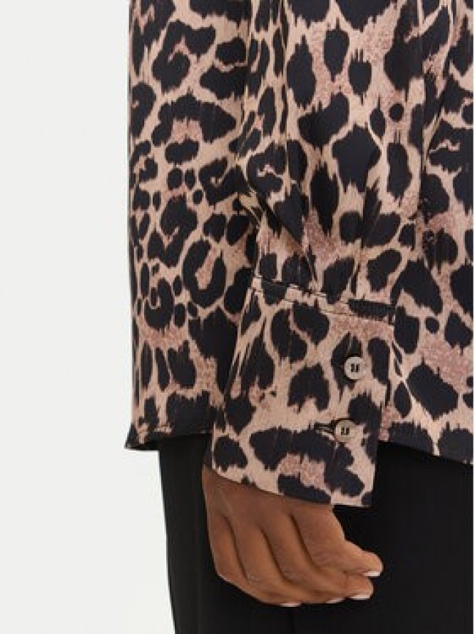 Guess Koszula W5YH03 WF1T2 Brązowy Regular Fit