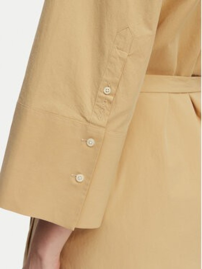 Gant Sukienka koszulowa 4503527 Beżowy Regular Fit