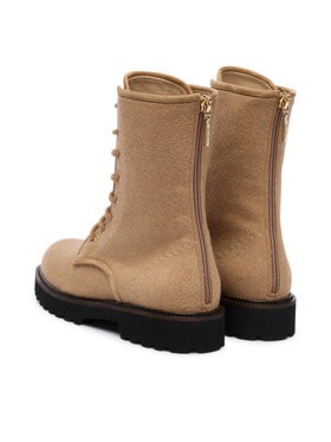 Max Mara Trzewiki Bakerzipwk 2524796012600 Brązowy