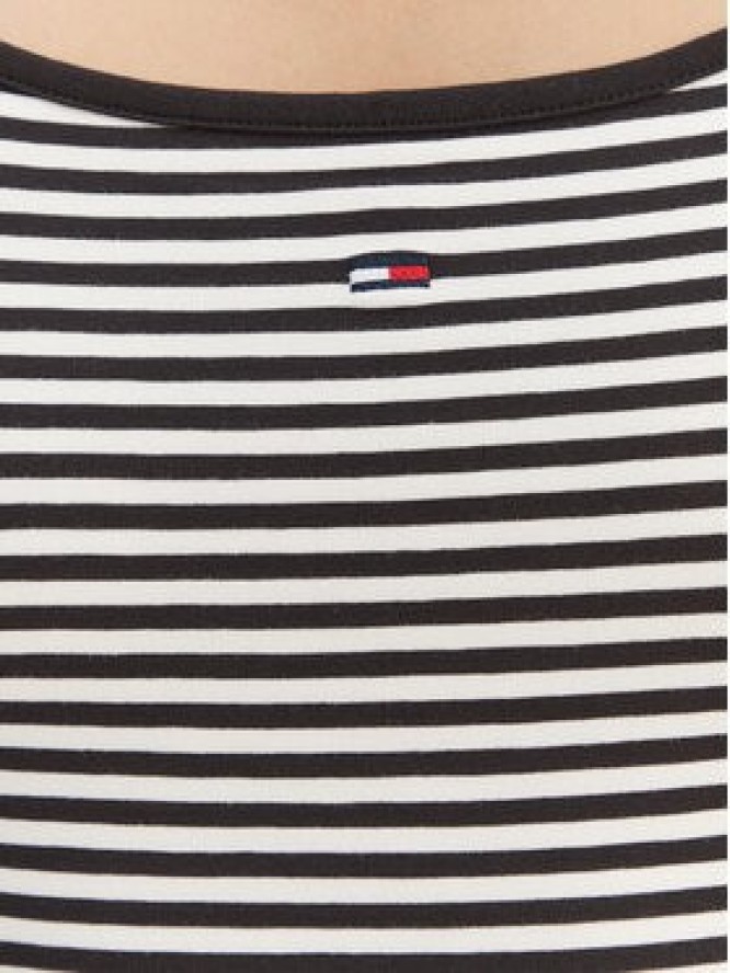 Tommy Jeans Top Essential DW0DW20675 Czarny Slim Fit