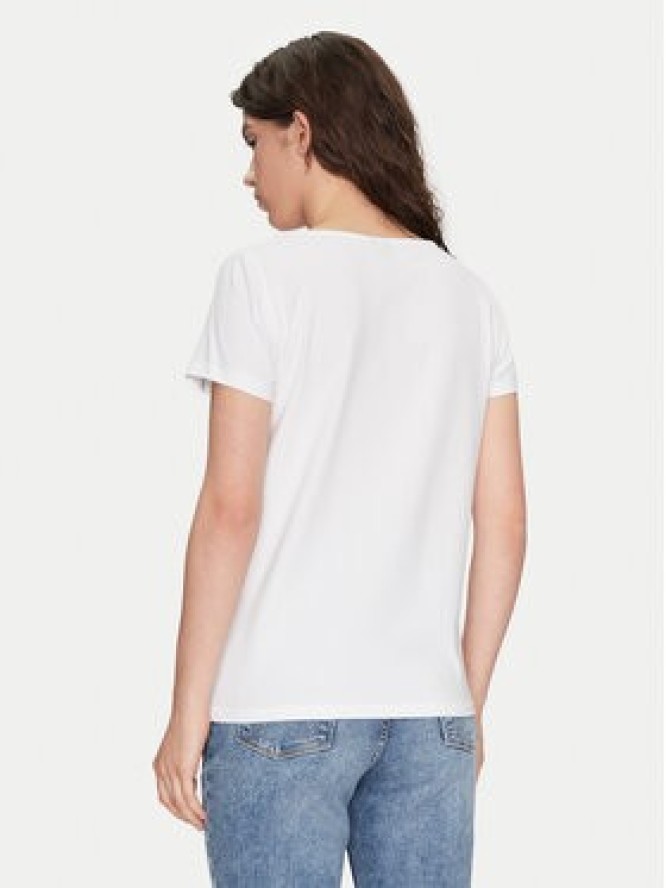 Pieces T-Shirt Silly 17156926 Biały Regular Fit