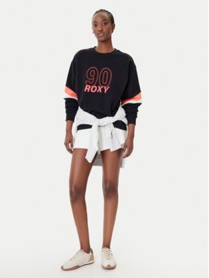 Roxy Bluza Essential Energy ERJFT04994 Czarny Regular Fit