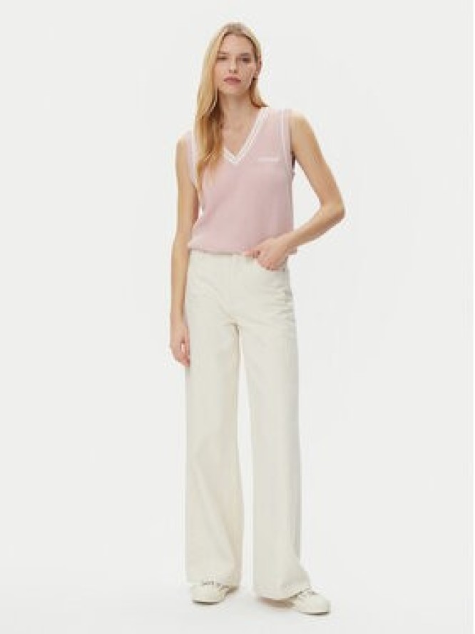 Guess Jeans Sweter W5GR02 Z3HM1 Różowy Regular Fit