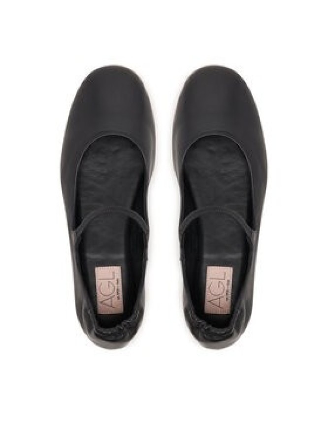 AGL Baleriny Iris D834075PCSOFTY0000 Czarny