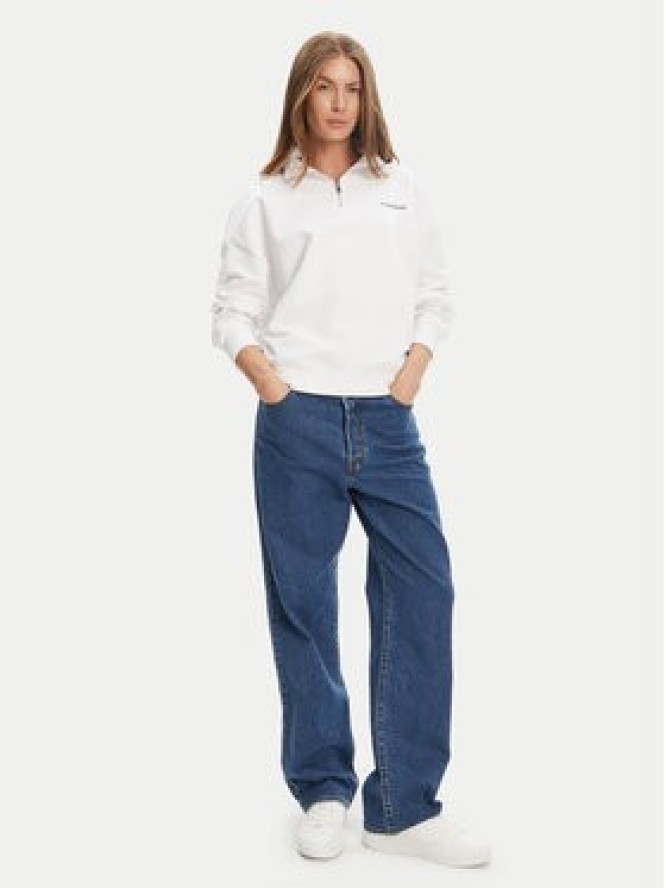 Guess Jeans Bluza W5YQ09 K68I4 Biały Regular Fit