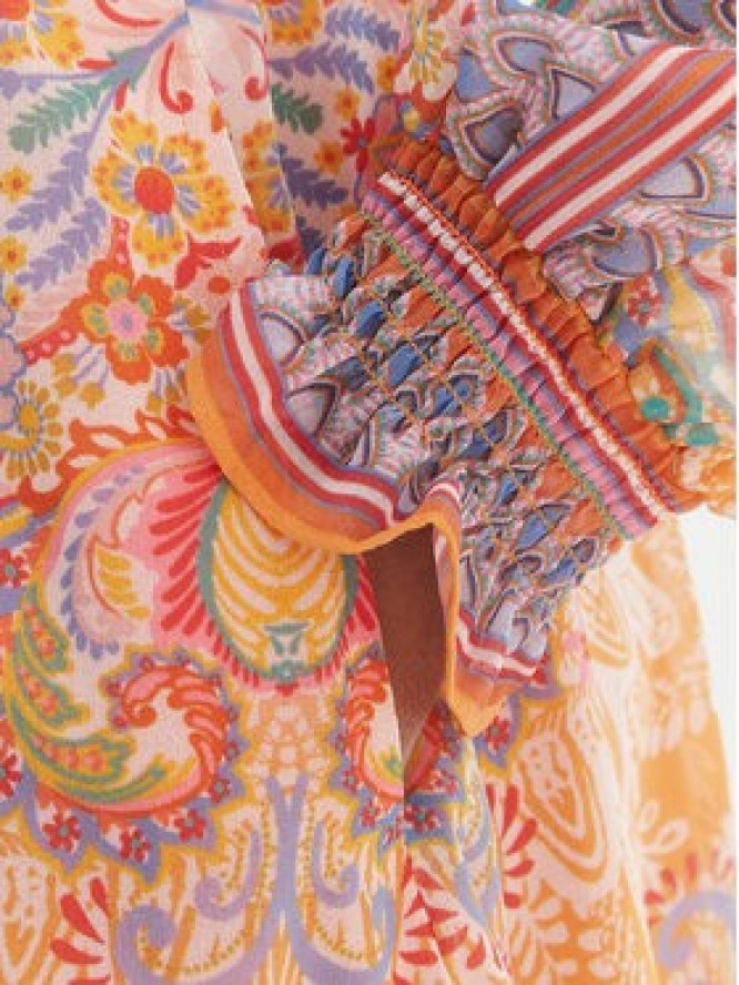 Hale Bob Sukienka letnia Eleanora 5YTK662A Pomarańczowy Regular Fit