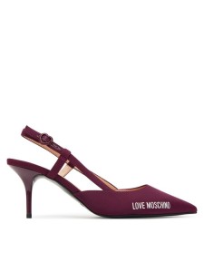 LOVE MOSCHINO Sandały JA10267G1NIMX55641 Bordowy